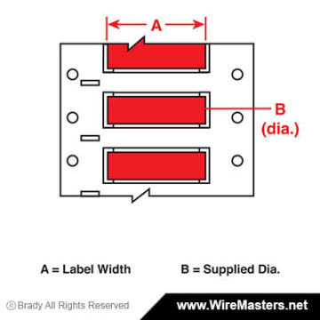 2HX-094-2-RD Brady Permasleeve